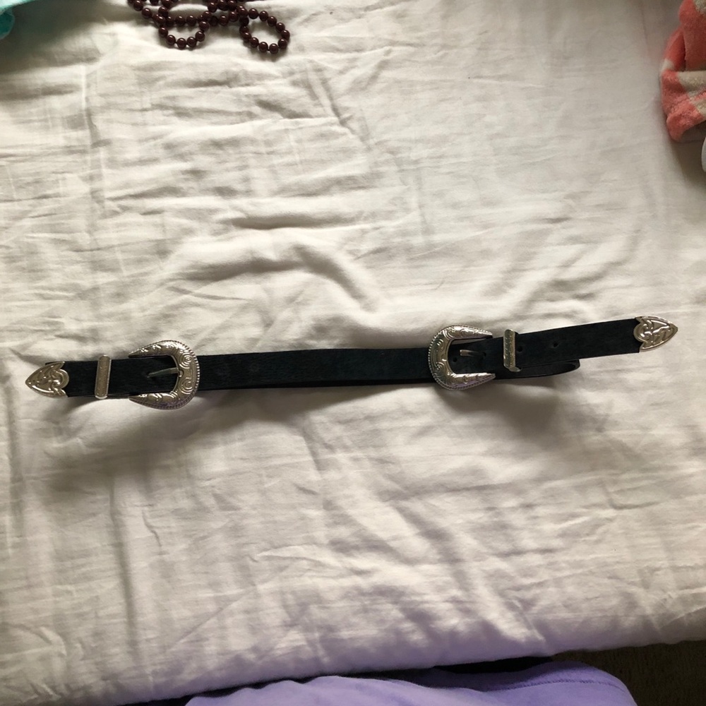 Black waist belt